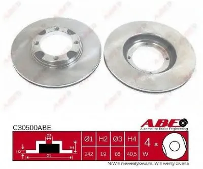 Тормозной диск ABE купить