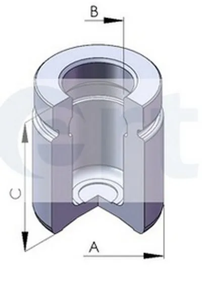 Поршень, корпус скобы тормоза ERT купить