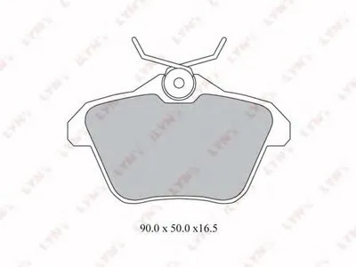 Комплект тормозных колодок, дисковый тормоз LYNXauto купить