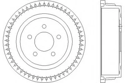 Тормозной барабан HELLA PAGID купить