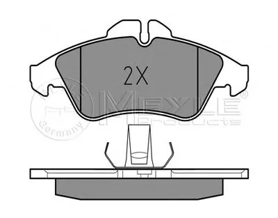 Комплект тормозных колодок, дисковый тормоз PLATINUM PAD MEYLE купить