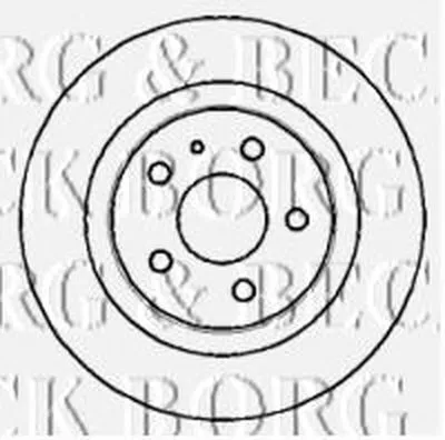 Тормозной диск BORG & BECK купить