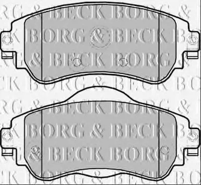 Комплект тормозных колодок, дисковый тормоз BORG & BECK купить
