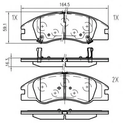 Комплект тормозных колодок, дисковый тормоз VEMA купить