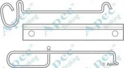 Комплектующие, тормозные колодки APEC braking купить