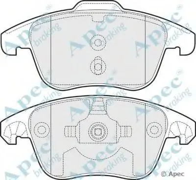 Комплект тормозных колодок, дисковый тормоз APEC braking купить
