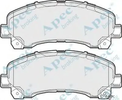 Комплект тормозных колодок, дисковый тормоз APEC braking купить