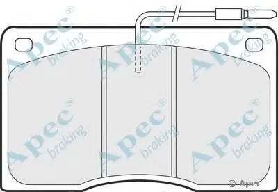 Комплект тормозных колодок, дисковый тормоз APEC braking купить