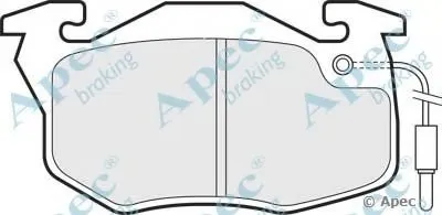 Комплект тормозных колодок, дисковый тормоз APEC braking купить