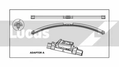 Щетка стеклоочистителя LUCAS ELECTRICAL купить