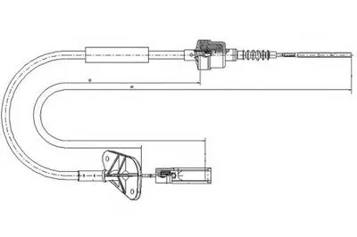 Тросик сцепления TEXTAR купить