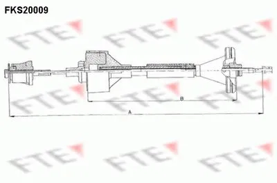 Тросик сцепления FTE купить