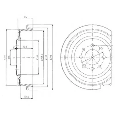 Тормозной барабан DELPHI купить