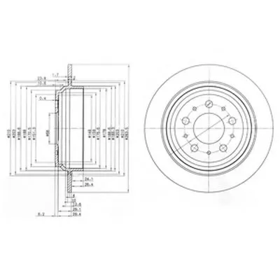 Тормозной диск DELPHI купить