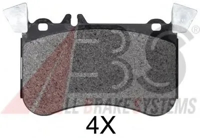 Комплект тормозных колодок, дисковый тормоз A.B.S. купить