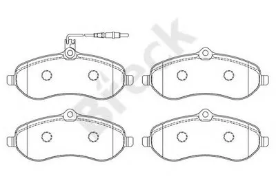 Комплект тормозных колодок, дисковый тормоз BRECK купить