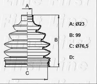 Пыльник, приводной вал FIRST LINE купить
