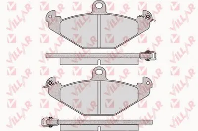 Комплект тормозных колодок, дисковый тормоз VILLAR купить