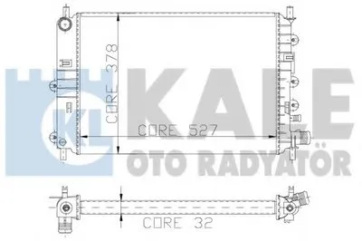 Радиатор, охлаждение двигателя KALE OTO RADYATÖR купить
