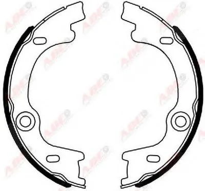 Комплект тормозных колодок, стояночная тормозная система ABE купить