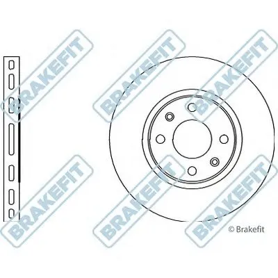 Тормозной диск Brake Fit APEC braking купить
