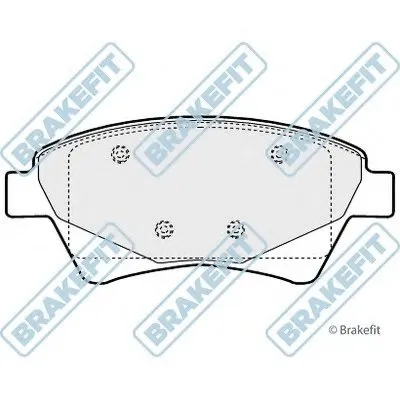 Комплект тормозных колодок, дисковый тормоз Brake Fit APEC braking купить