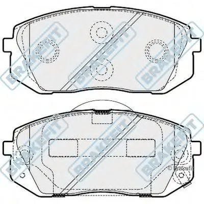 Комплект тормозных колодок, дисковый тормоз Brake Fit APEC braking купить