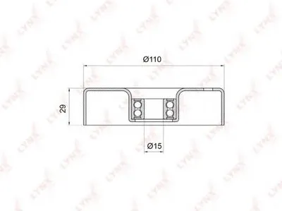 Натяжной ролик, поликлиновой  ремень LYNXauto купить