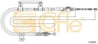 Трос, стояночная тормозная система COFLE купить