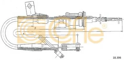 Тросик сцепления COFLE купить