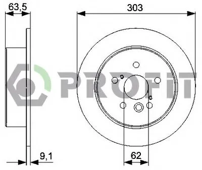 Тормозной диск PROFIT купить