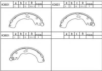 Комплект тормозных колодок ASIMCO купить