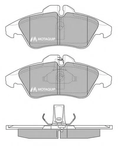 Комплект тормозных колодок, дисковый тормоз MOTAQUIP купить