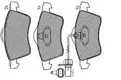 Комплект тормозных колодок, дисковый тормоз SPIDAN купить