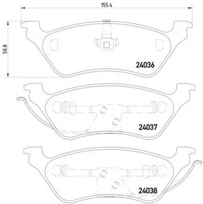 Комплект тормозных колодок, дисковый тормоз HELLA купить