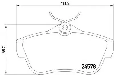 Комплект тормозных колодок, дисковый тормоз HELLA купить