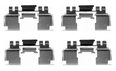 Комплектующие, колодки дискового тормоза HELLA купить