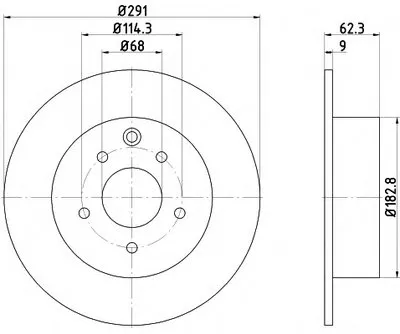 Тормозной диск MINTEX купить