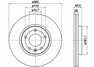 Тормозной диск PRO TEXTAR купить
