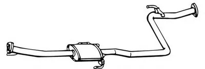 Средний глушитель выхлопных газов WALKER купить