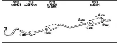 Система выпуска ОГ WALKER купить