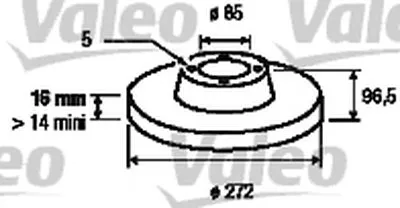Тормозной диск VALEO купить