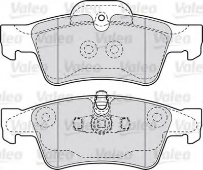 Комплект тормозных колодок, дисковый тормоз VALEO купить