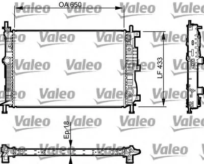 Радиатор, охлаждение двигателя VALEO купить