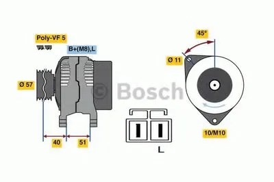 Генератор BOSCH купить