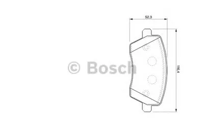 Комплект тормозных колодок, дисковый тормоз BOSCH купить