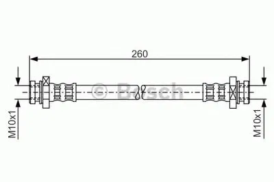 Тормозной шланг BOSCH купить