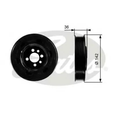 Ременный шкив, коленчатый вал DriveAlign® GATES купить