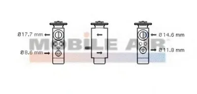 Расширительный клапан, кондиционер VAN WEZEL купить