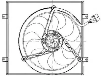 Вентилятор, охлаждение двигателя VAN WEZEL купить